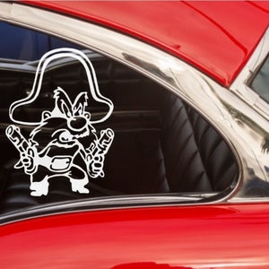 Yosemite Sam | Looney Toons | Bugs | Die Cut Laptop Vinyl Bumper Decal Sticker | Various Colors & Sizes