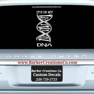 Mechanic Decal - Mechanic DNA - Wrench DNA - Die Cut Exterior / Interior Vinyl Decal Sticker - Bumper Sticker - Various Colors & Sizes