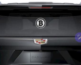 Bitcoin Vinyl Decal Sticker | "2 to 12" | Crypto Sticker | bitcoin Bumper Sticker | Bit | crypto currency Decal | Various Colors and Sizes