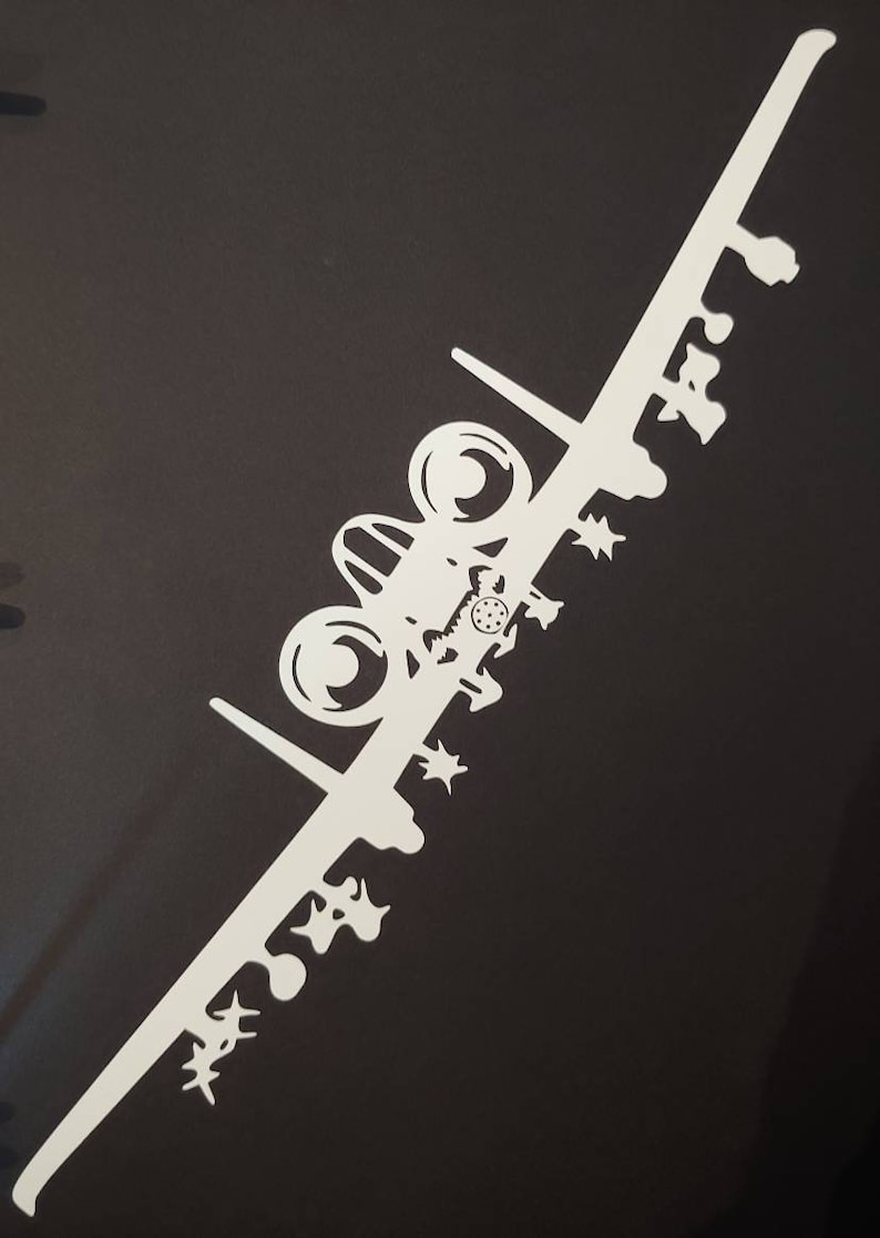 A-10 Decal Thunderbolt II BRRRT Warthog USAF Plane Sticker Die | Etsy
