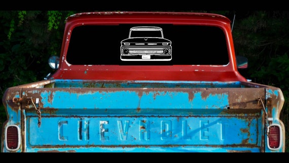 1960 1966 Chevy Chevrolet C10 C10 Lowlife Chevy Gmc Grill Art Interior Exterior Vinyl Decal Sticker Various Colors Sizes