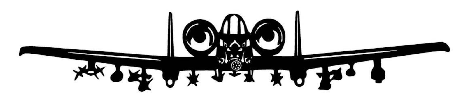 A-10 A10 A 10 Decal Thunderbolt II BRRRT Warthog USAF Plane - Etsy