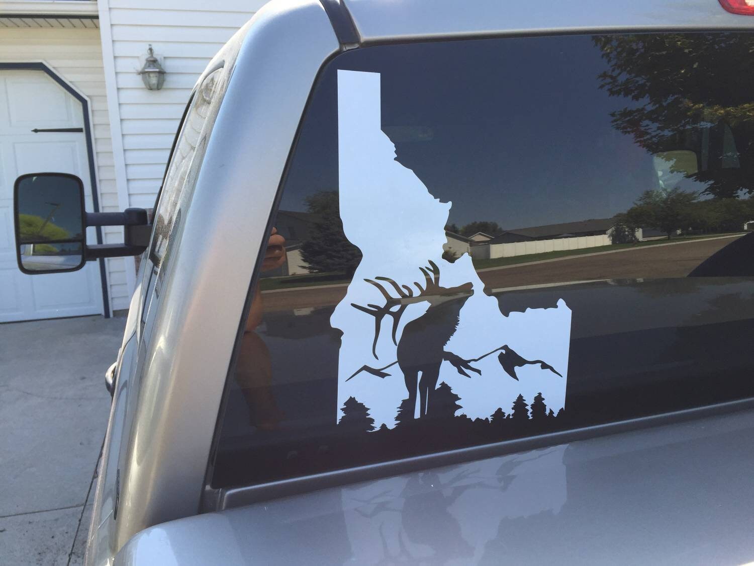 Idaho Elk Decal Idaho Outdoors ID Hunting 208 Wildlife Etsy