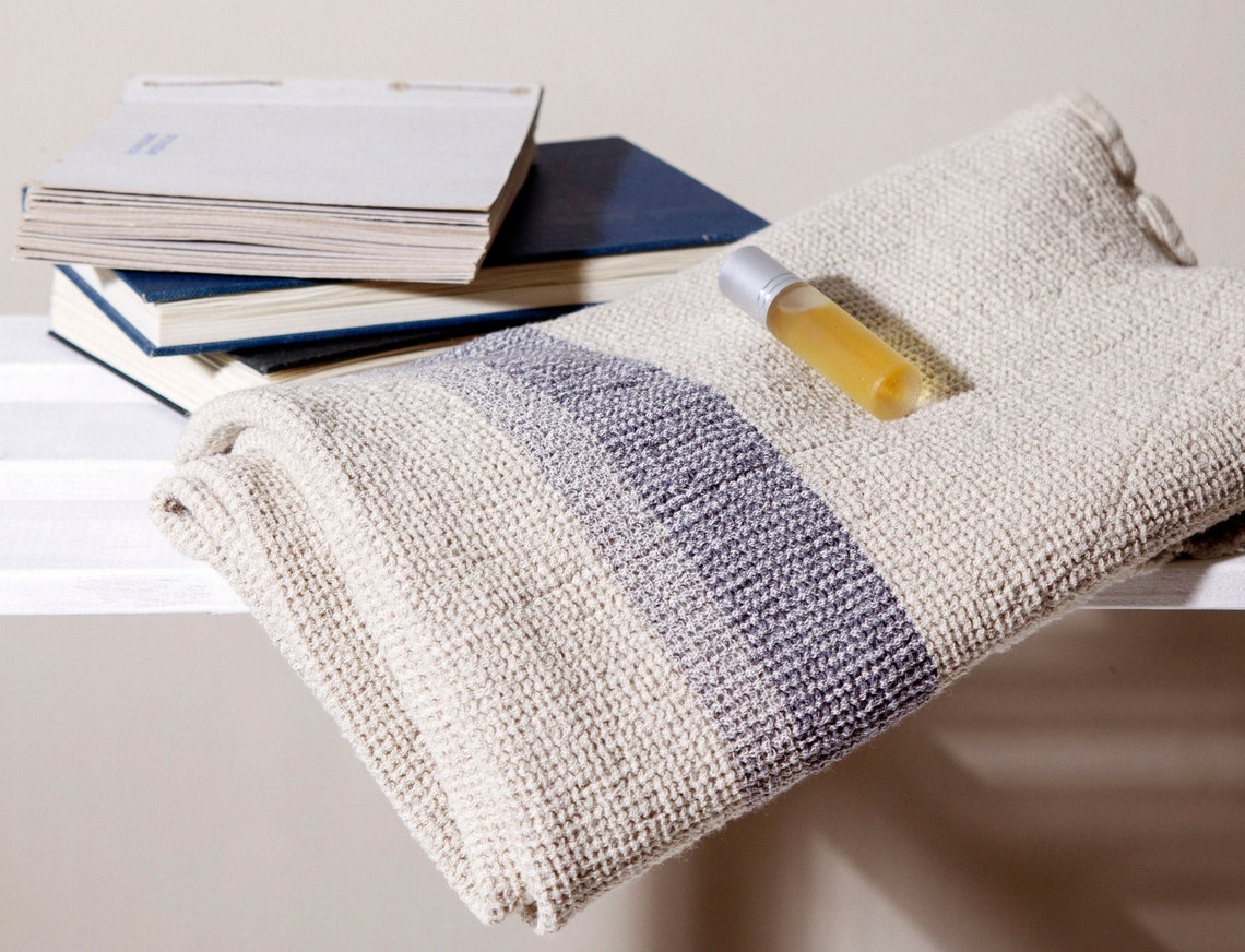 Linen bath towels Bath and hand towels Washed rough linen Etsy