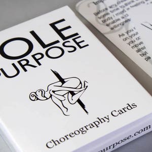 Tarjetas de coreografía para bailarinas de barra