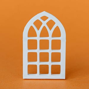 Cathedral Window Magnetic Decor