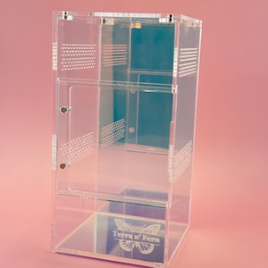 iridescent 4x4x8 jumping spider enclosures