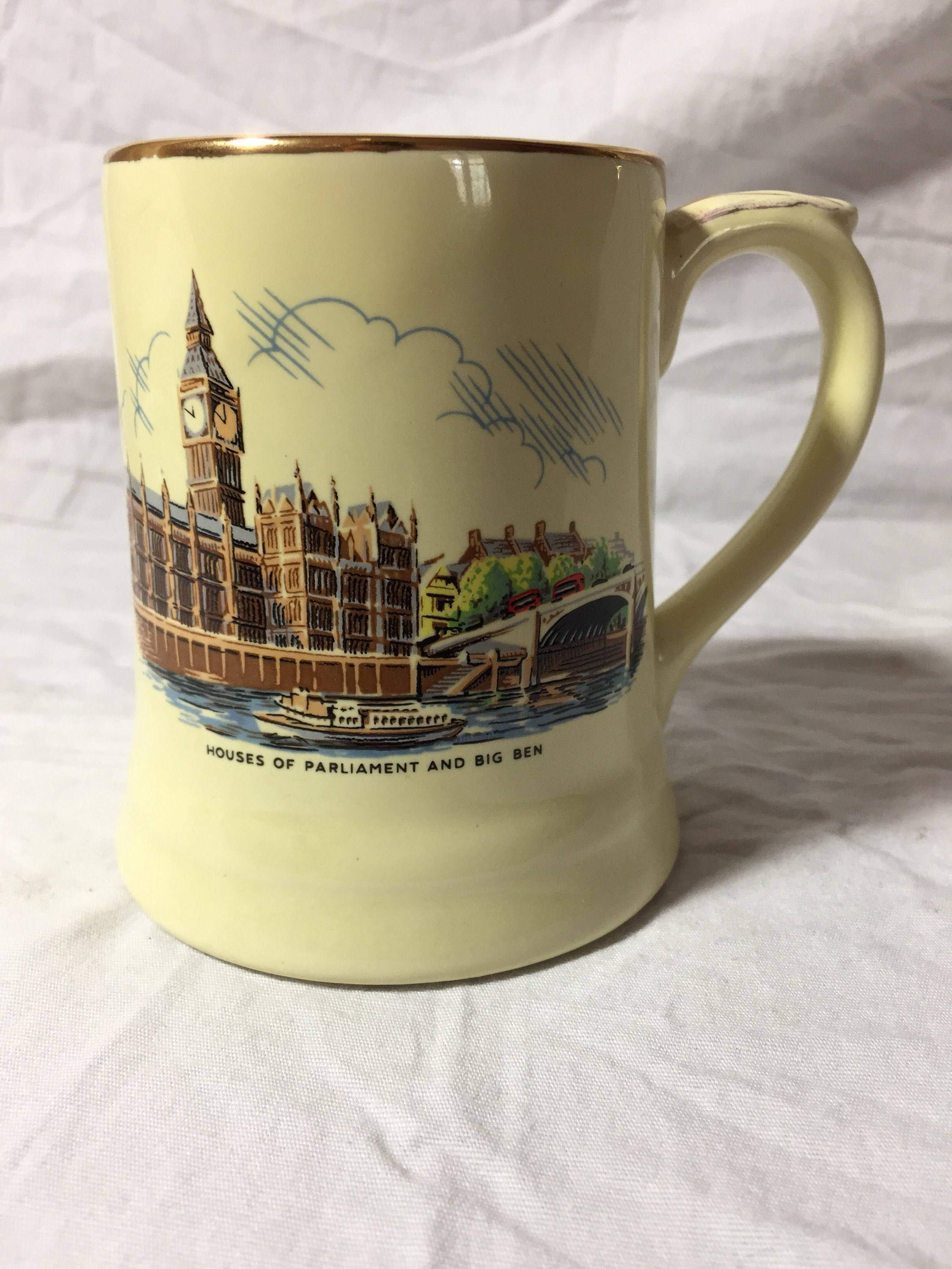 Wade Pottery England London Landmark souvenir mugs Etsy