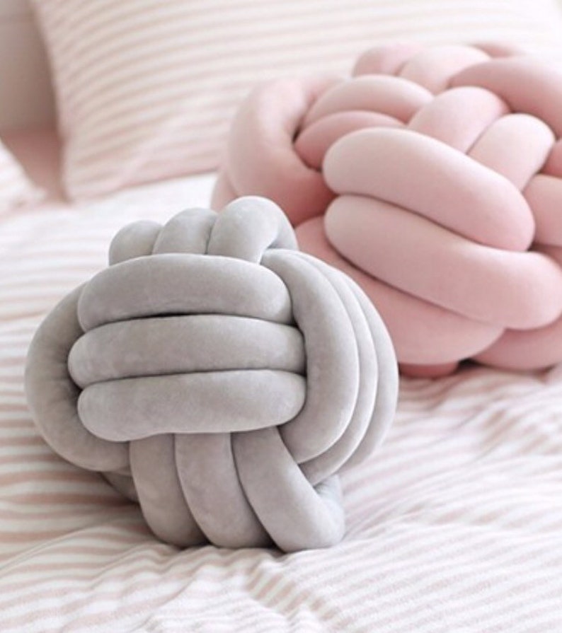 Knot pillows Etsy