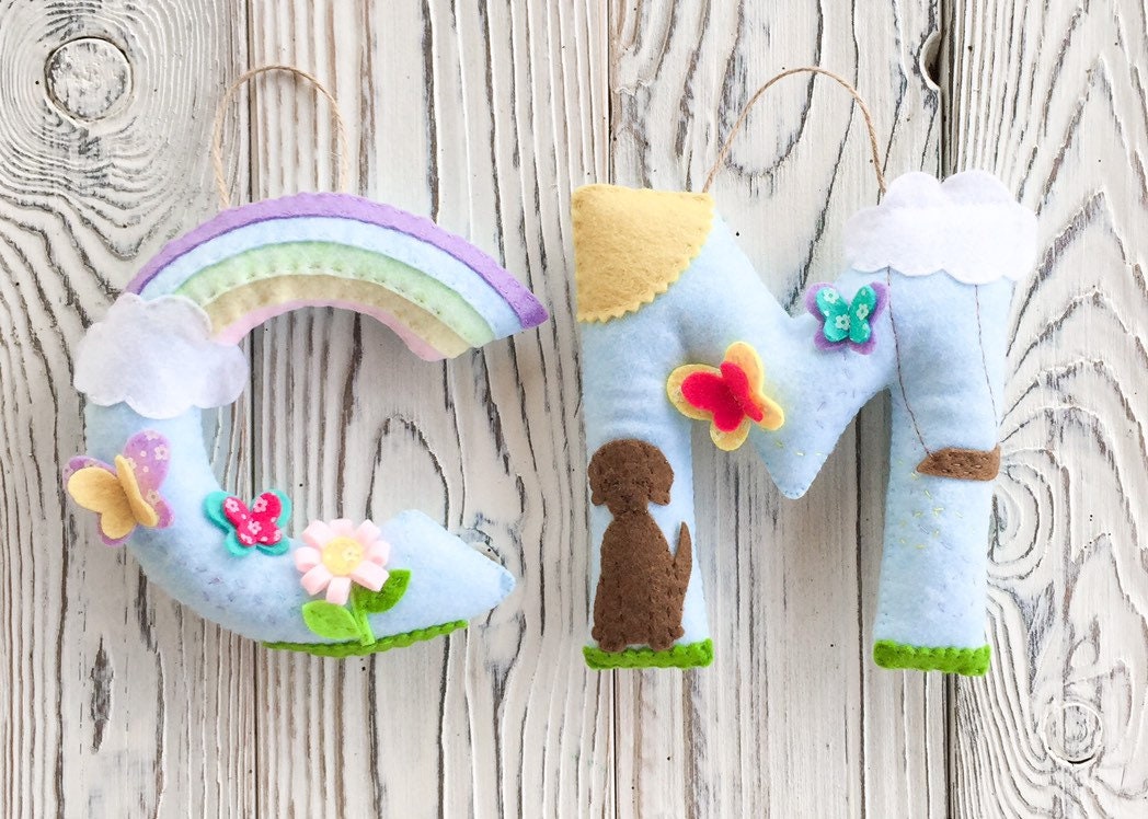 Custom Felt Letter - Etsy