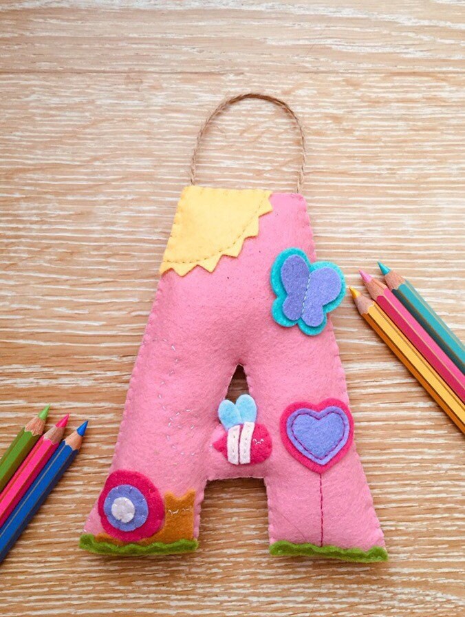 Custom Felt Letter - Etsy