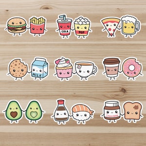 Perfect Match Food Stickers
