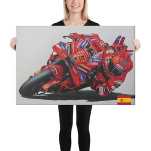 Marc Márquez MotoGP Canvas Art: Racing Legend Home Decor