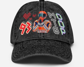 Marc Márquez MotoGP #93 Cap, Vintage Cotton Twill