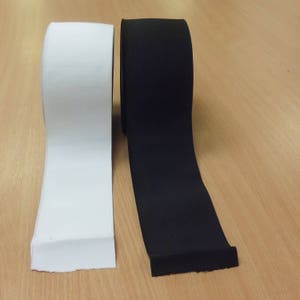 4 inch ( 100 mm ) wide Black & White Premium high quality flat woven elastic