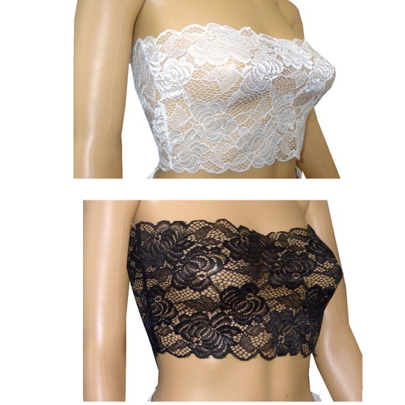 8 Stuks Naadloze Bandeau-beha's Voor Dames – Strapless, Ongevoerd, Rekbaar, Kleurenmix, Maten S T/m XXL