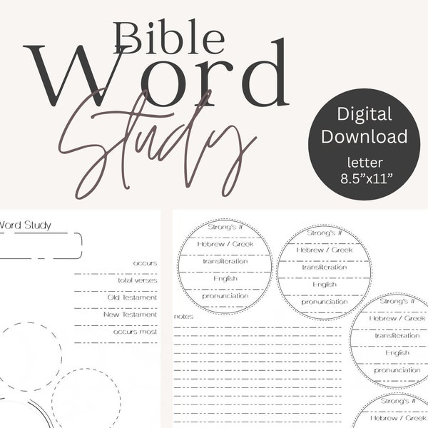 Bible Study - Etsy