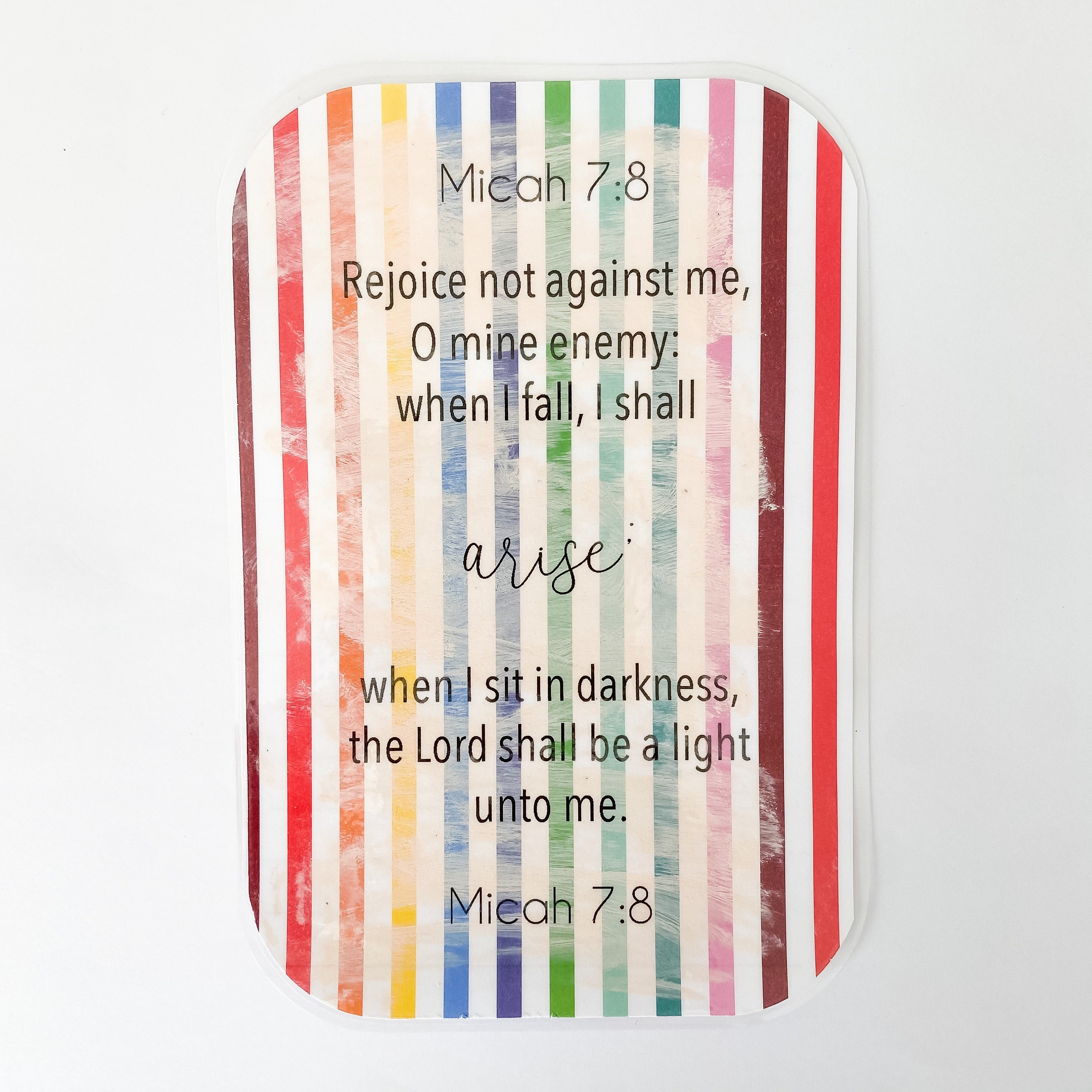 KJV / Memory Verse Cards / Laminated / Scripture Cards / Bible Etsy