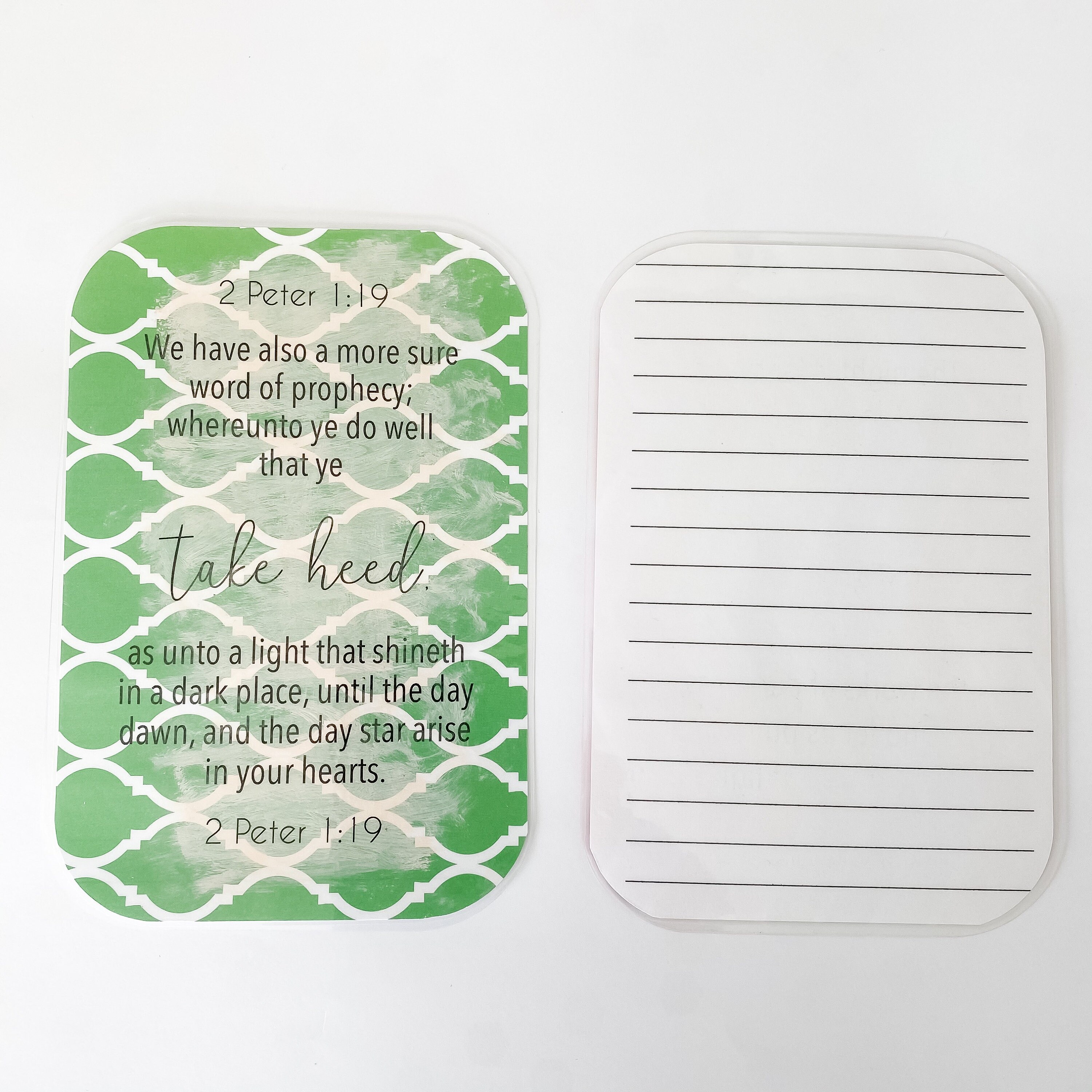 KJV / Memory Verse Cards / Laminated / Scripture Cards / Bible Etsy