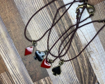Card suit smart doll /bjd necklaces
