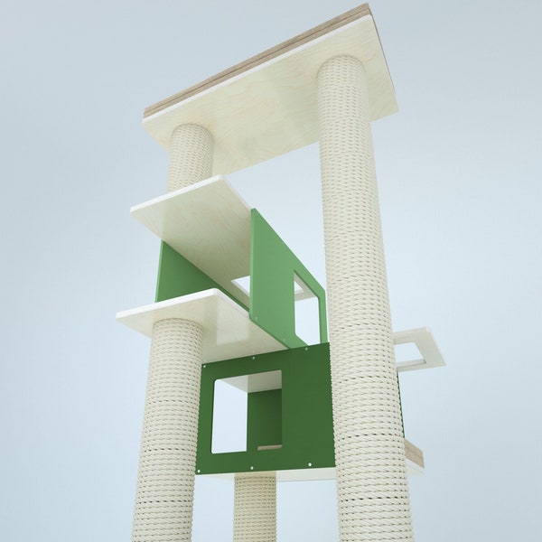 Cat Tower Etsy