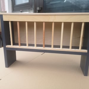 Nibbler HayWall- Bunny/Rabbit/Guinea pig hay feeder, Hay rack, Hay stand over the litter tray/pan, Bunny furniture