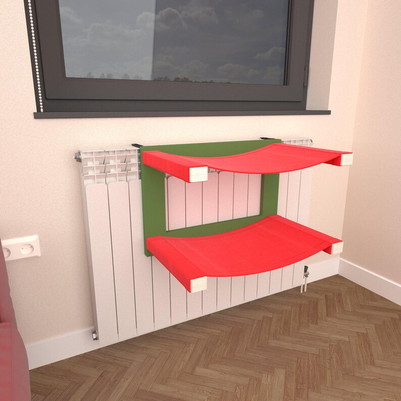 Cots Radiator Toasty Bigcat Twin Cot, Double Cat Radiator/window Hammock, Heater ...
