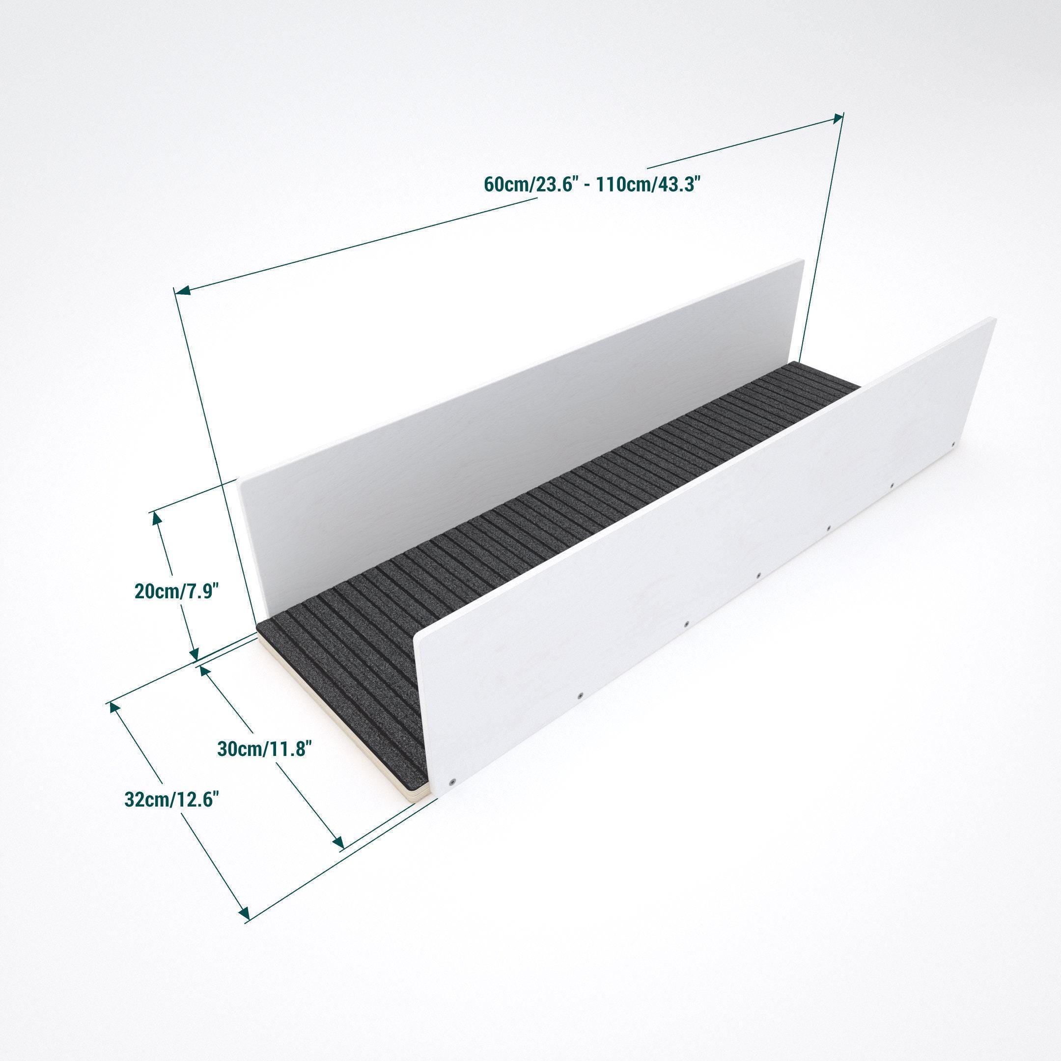 Recessed Wall Ramp Wobbly Ramp - Wall Ramp for Disabled Cats, Walkway, Bridge - Etsy