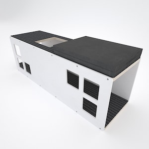 Wobbly Tunnel XL - wall shelf for disabled cats, wall-mounted, cushion, bed