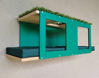 Catio BigCat Tunnel Upside Down: casa para gatos de exterior para gatos grandes
