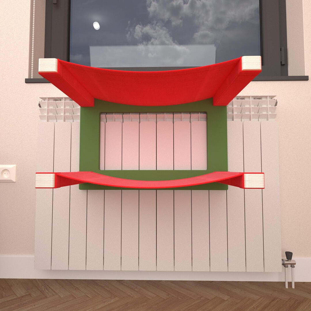 Cots Radiator Toasty Bigcat Twin Cot, Double Cat Radiator/window Hammock, Heater ...