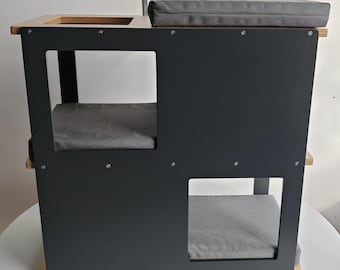 Catio BigCat Loft - zewnętrzna, wielopoziomowa półka dla kota