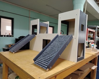 Nibbler Castle, Bunny Rabbit playground, hideout, toy, Rabbit hideaway, Fort, Tower