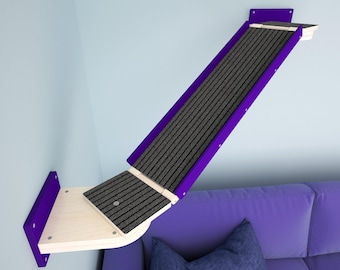 Wally Link, Cat Ramp Cat highway, Wall mounted, Cat Playground, Connecting bridge, Cat Walkway, Cat gym, Cat boardwalk, Shelf