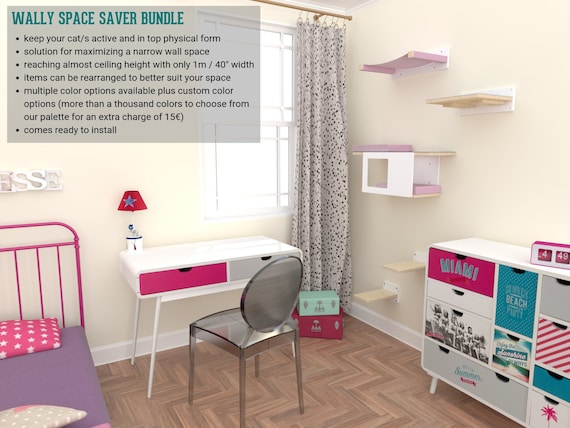 Wall top mounted cot