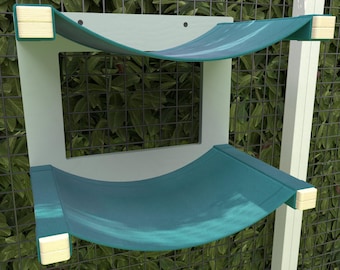 Catio Twin Cot - outdoor cat double hammock