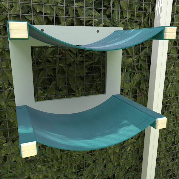 Catio Twin Cot - outdoor cat double hammock