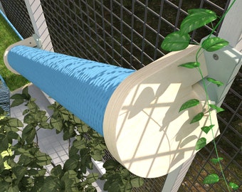 Poste rascador en ángulo Catio: poste rascador inclinado o en ángulo para gatos de exterior, poste para gatos, escalador para gatos, árbol para gatos