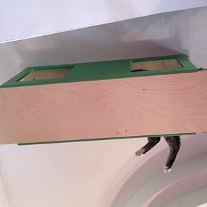 Túnel Wally, estante para gatos, estante flotante para gatos, cama para gatos de techo, percha para gatos, regalo para gatos, cama para gatos, caja para gatos, gimnasio para gatos, área de juegos para gatos