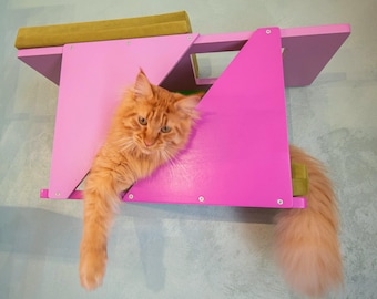 Big Cat Sharp Tunnel Mini - wall cat shelf for larger cats