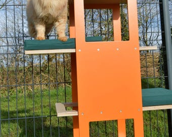 Catio BigCat Stacker - wielopoziomowa półka dla kota na zewnątrz