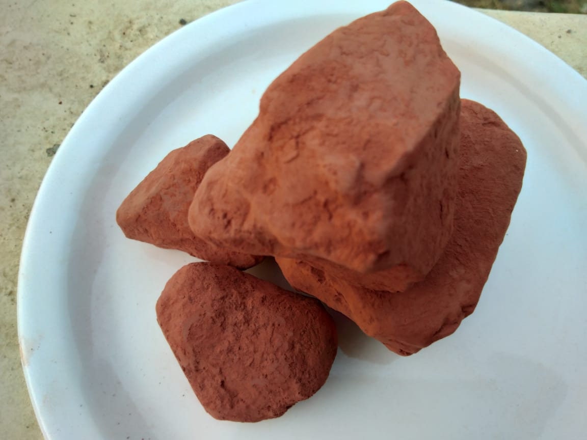 Natural Indian Red Clay - 200 GM