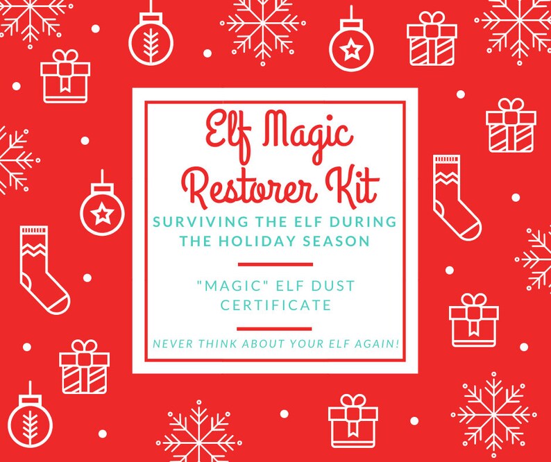 Elf Magic Restorer Help the Elf Was Touched Etsy