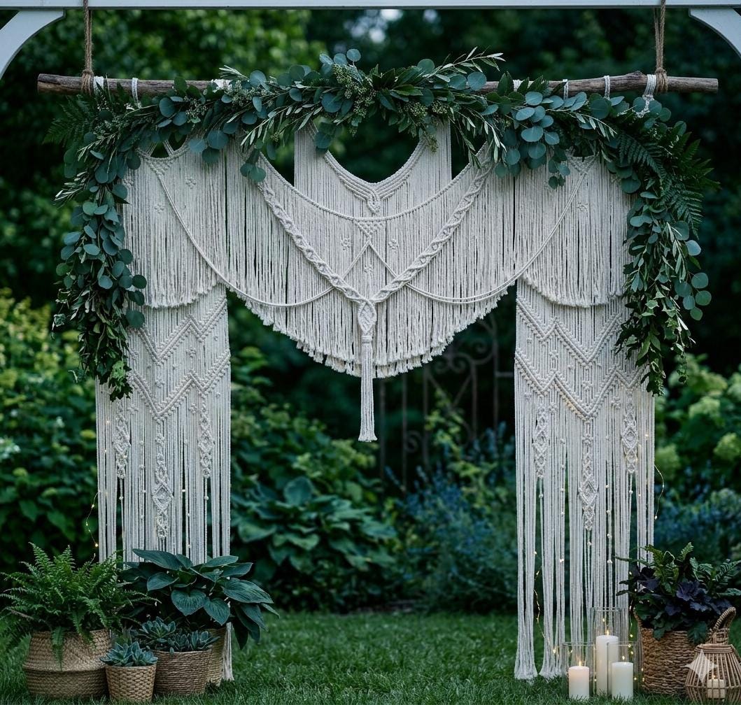 Macrame Wedding Backdrop