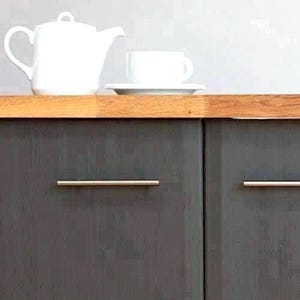 Grey Embossed Vinyl Wrap Self Adhesive Fablon for Furniture Upcycle (67.5cm x 1.5m) image 1