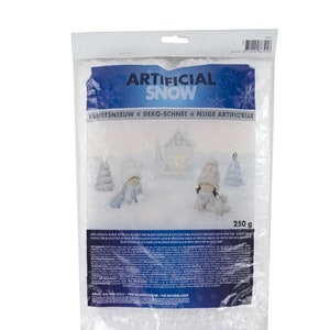 FAKE Snow Christmas ARTIFICIAL SNOWFLAKES Iridescent Party Decoration 250g arts and craft. School project Xmas decorations