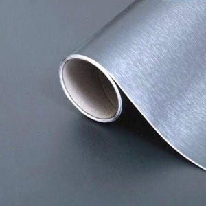 d c fix grey brushed steel metallic sticky back plastic self adhesive vinyl 45cm x 15m uk
