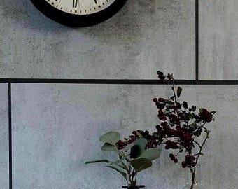 Grau Beton Effekt Vinyl Wrap selbstklebende Folie (67,5 cm x 2 m)