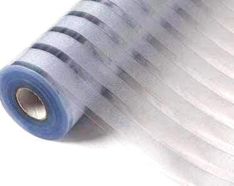 White Striped Privacy Window Film D-C-Fix (67.5cm x 1.5m)