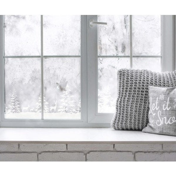 Christmas Window Stickers Uk Etsy UK